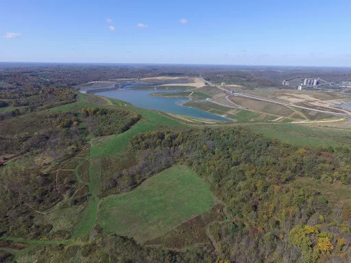 Coal slurry and waste currently filling a Greene County valley
