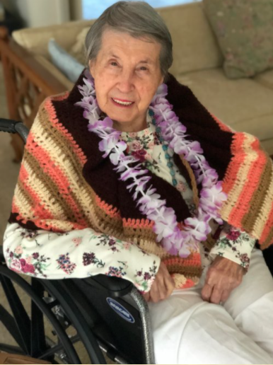 Carol shares her 102 Birthday with me.