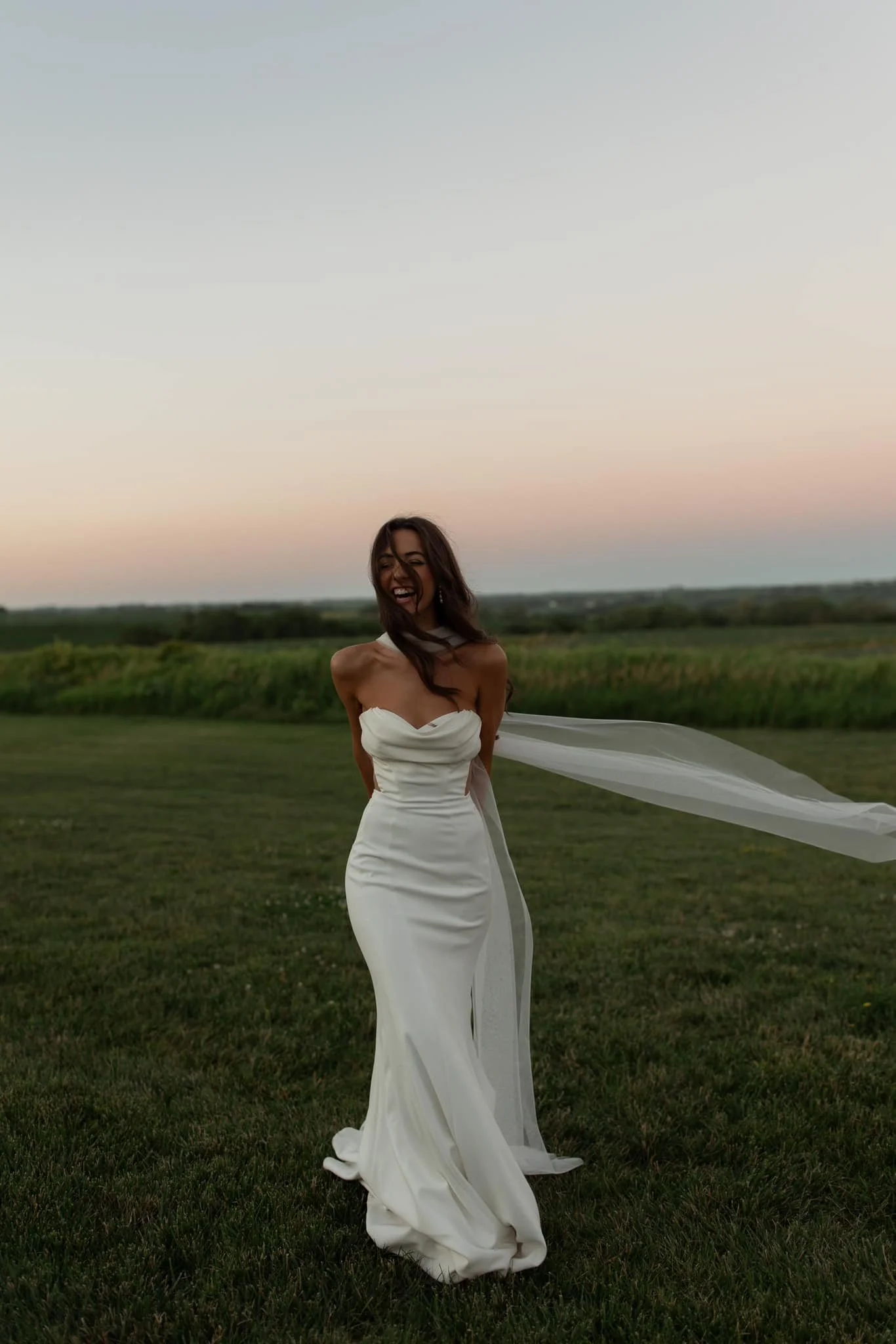 Bella Terre Sunset Italian bride