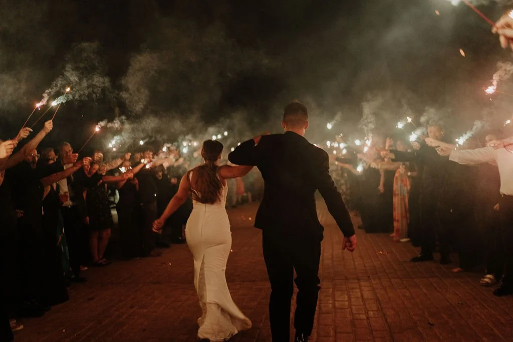 Sparkler sendoff