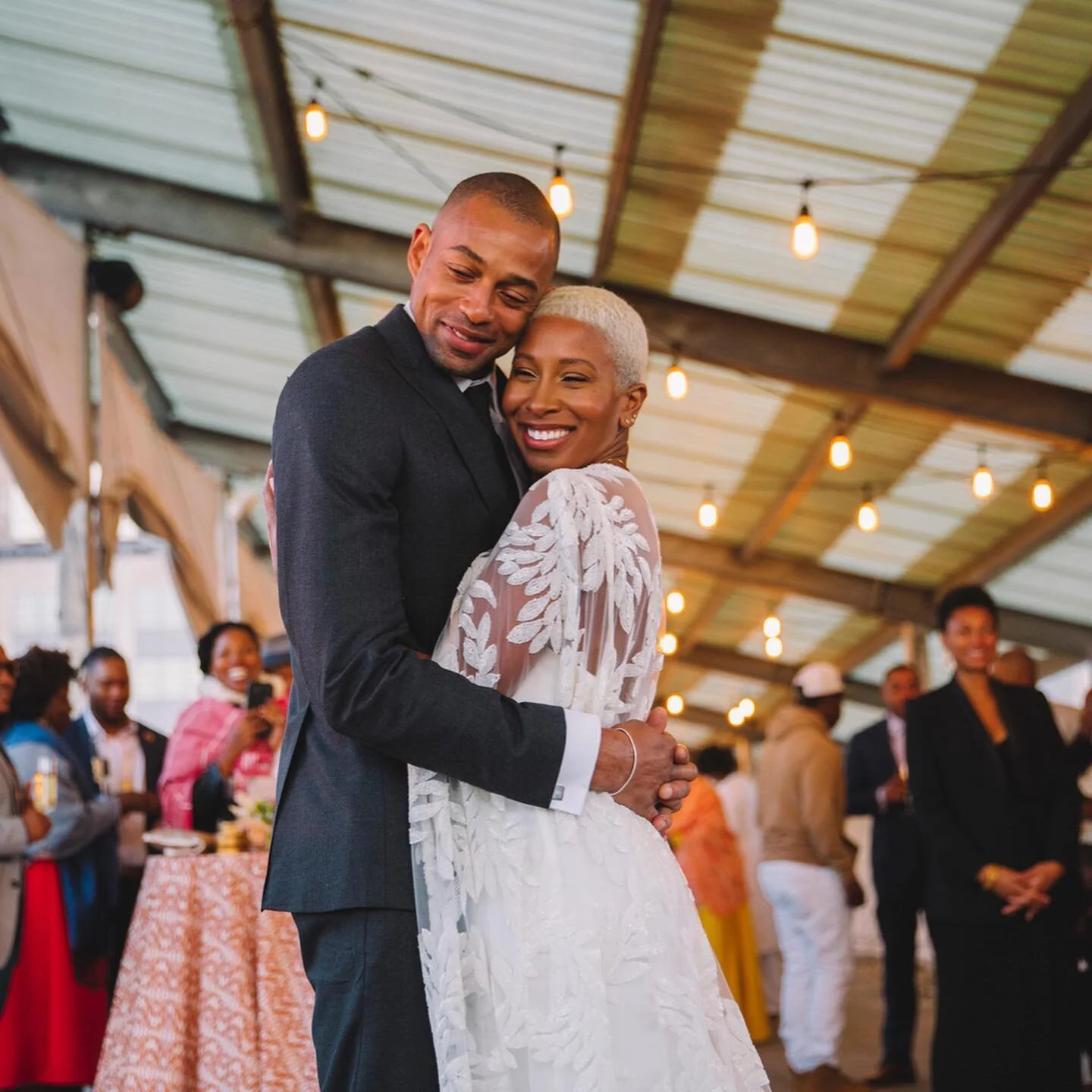 J &amp; D&rsquo;s plans to wed in New Mexico last year were derailed by Covid. But in three months, they re-envisioned the way they wanted to celebrate their love. Rather than heading southwest as planned, they brought the colors, flora, and scents of a New Mexico lavender farm to our rooftop farm in Brooklyn. The evening was all about friends, family, fashion, and so, so much love. 

&ldquo;One word to describe our wedding day? Elated. I&rsquo;ve never felt lighter, smiled harder, or felt happier,&rdquo; J said, and we really cant describe it any better. We are so overjoyed for this sweet, caring, and stylish couple. 

Planner: @falloncartevents 
Photographer: @noemiemarguerite
DJ: @classicnewwave 
Catering: @campbellandco.nyc
Florals: @BrooklynBlooms 
Entertainment: @honeyandvinyl