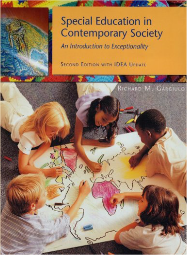 Special Education In Contemporary Society With Infotrac: An Introduction to Exceptionality