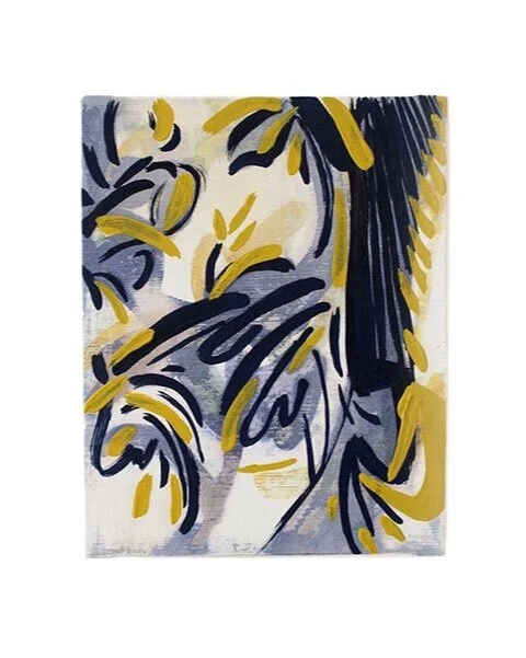  Chime | 30x45cm   Oil, Dye &amp; Chalk on canvas     SOLD  