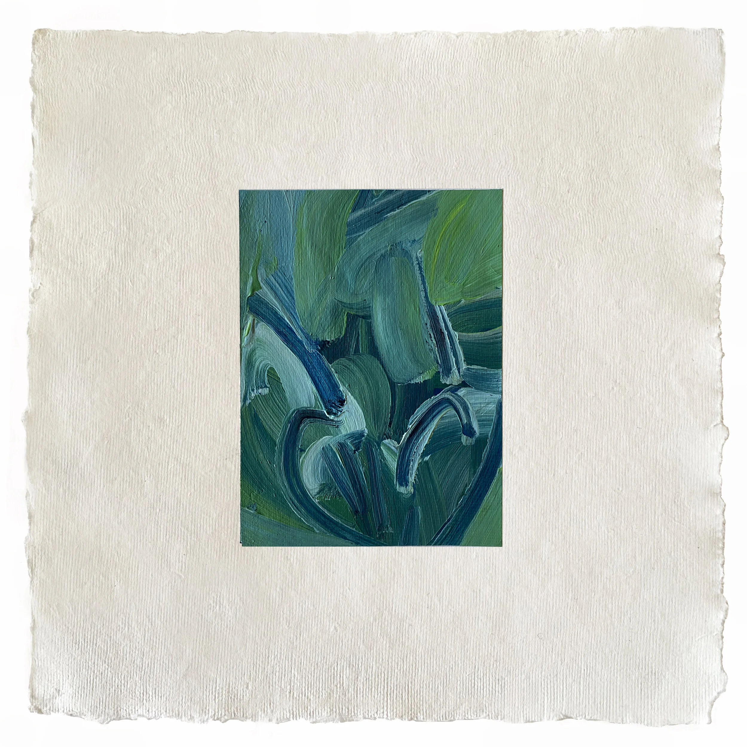  Dip | 19x19cm   Mono Acrylic on cotton paper        