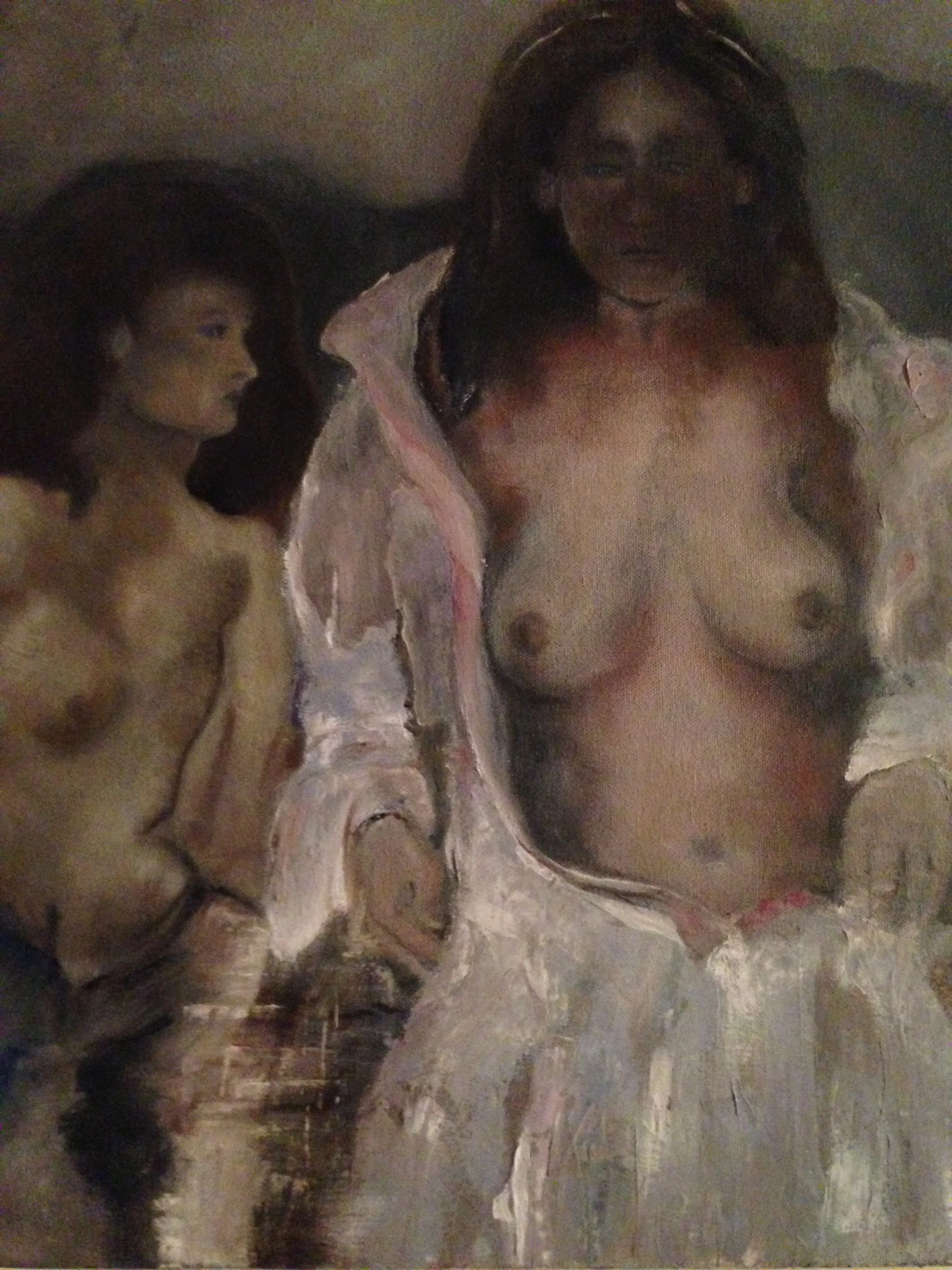 Women in the Morning- oil on canvas  20" x 20"