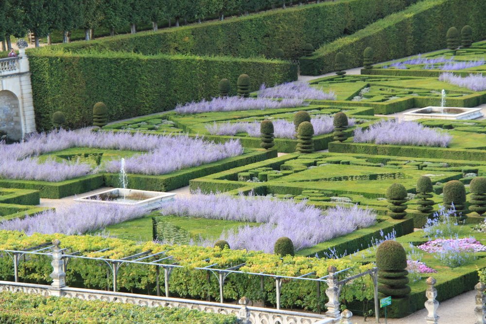 Villandry on the corner of the parterre