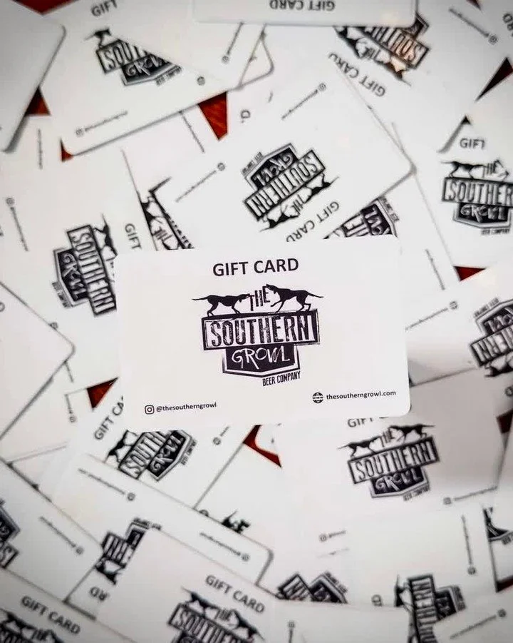 Available in person only at the taproom this weekend, receive $5 bonus for every $50 purchased in gift cards! 

Maximum of $50 in bonus gift cards. Gift cards cannot be used same day as purchased.