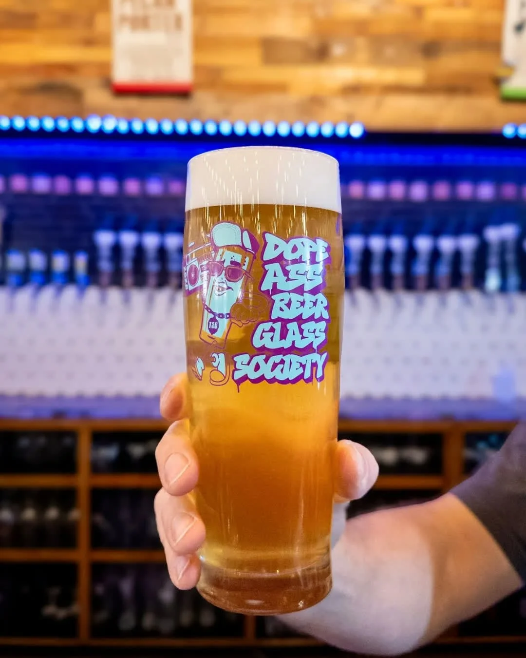 Our new Dope Ass Beer Glass Society glasses for 2026 just landed. Sign up now to lock in this super dope glass and all the perks that come with it at the link in our bio. 
Or stop by this week for Silent Book Club and Bluegrass Brunch and sign up whi