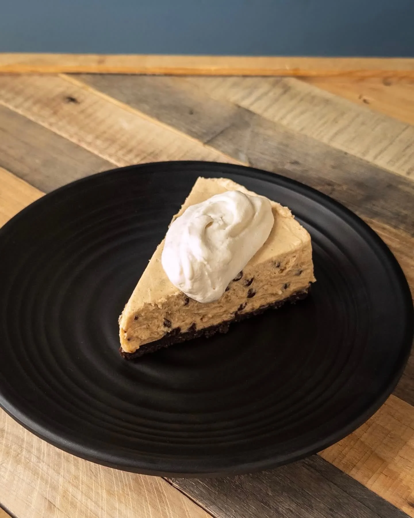 PEANUT BUTTER PIE
with Oreo crust topped with house whipped cream. 
Pair with BOCK OF LEAST RESISTANCE, Weizenbock available on draft and in 16oz cans to-go. 

Peanut Butter Pie available now through May during lunch, dinner, and brunch. Full food an