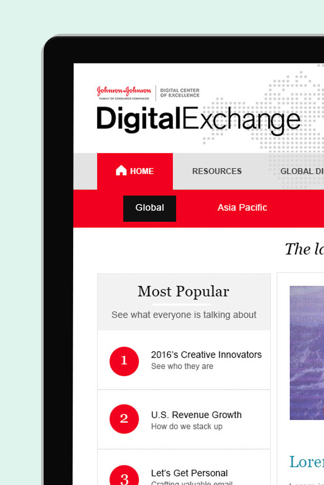 Digital Exchange/Johnson & Johnson