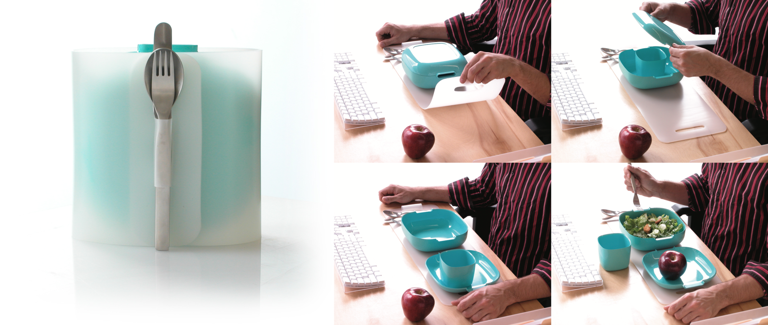 Workplace Dish Set for Vessel Inc. by Y Studios