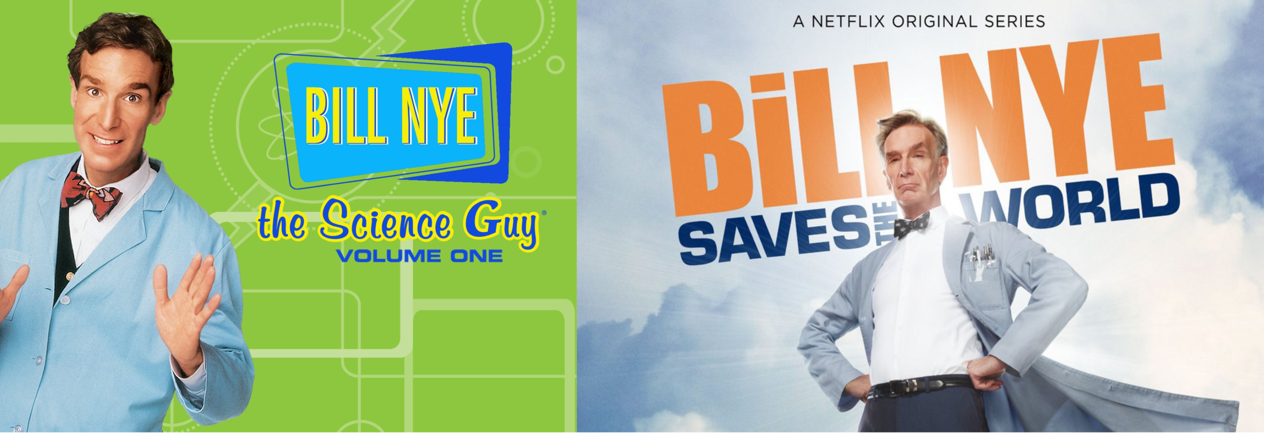 The original Bill Nye, the Science Guy on Disney in the nineties, now back and streaming on Netflix in 2017.