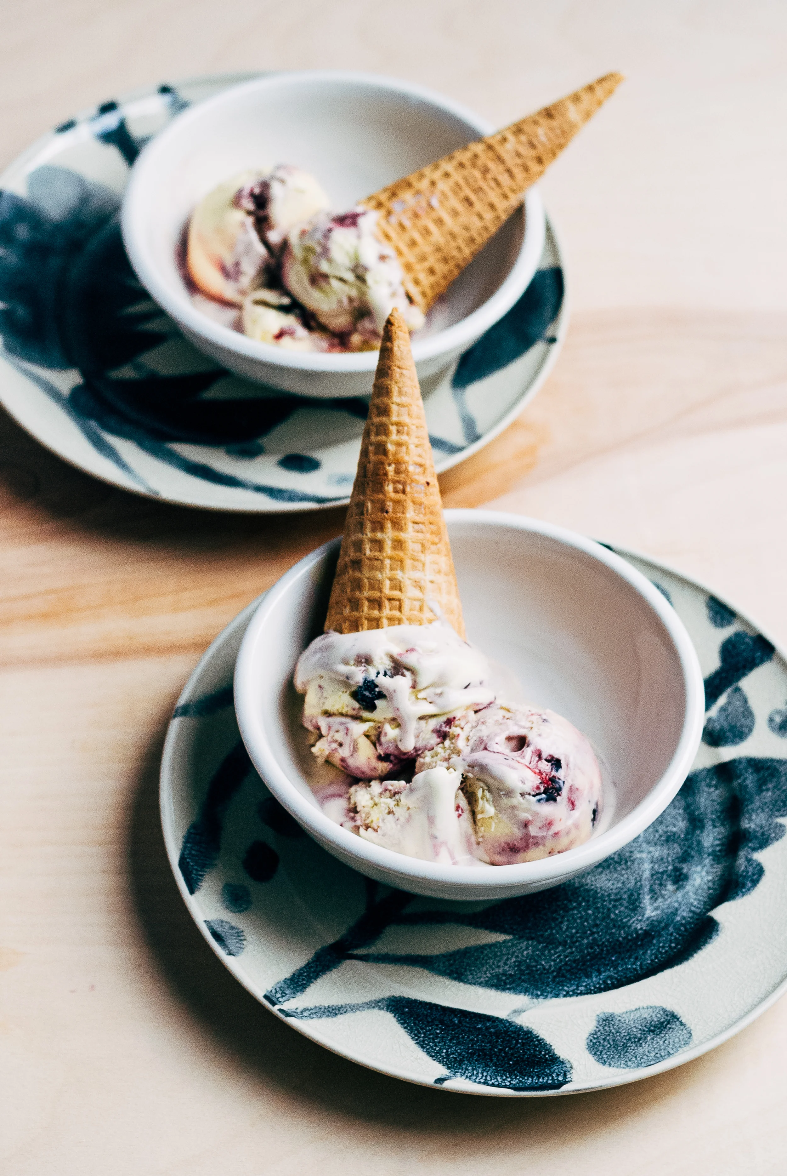 Blueberry Sour Cream Swirl