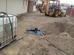 Pumping Water From UST Into Tote