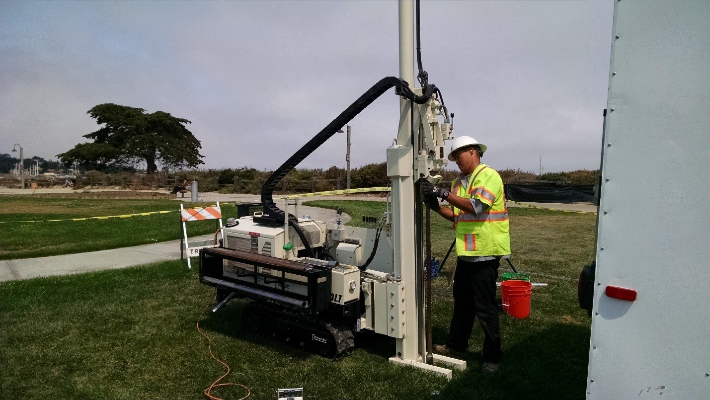 DIRECT PUSH DRILLING USING TRACK MOUNTED EQUIPMENt