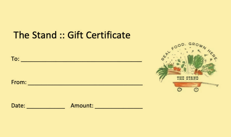 The Stand Gift Certificate