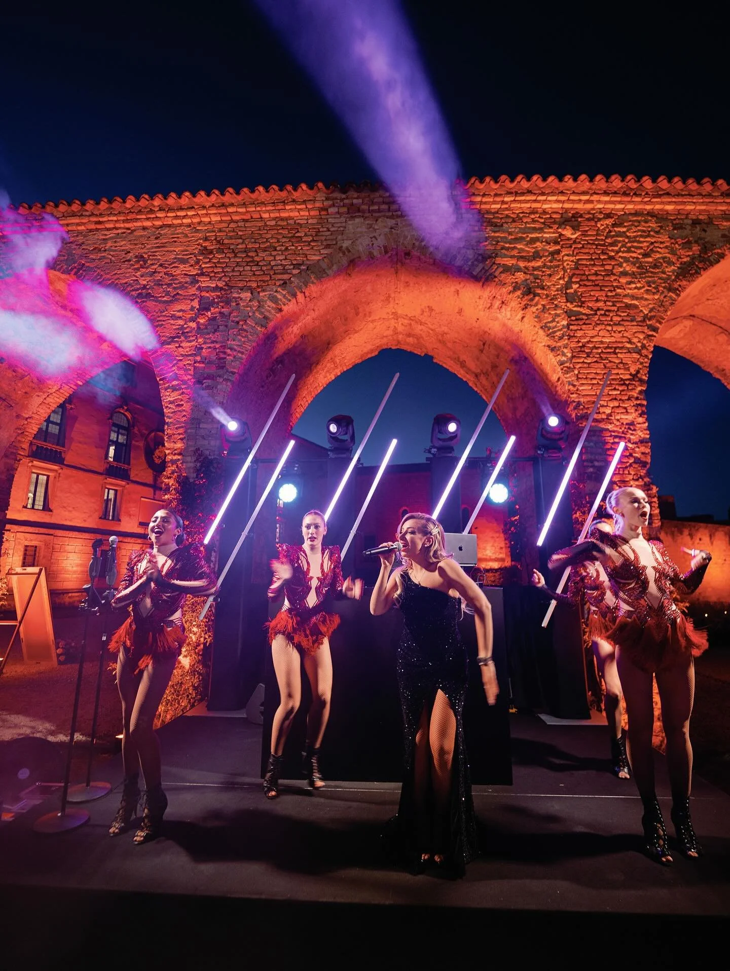 This summer, we had a chance to perform at a destination wedding at Castello San Salvatore in Venice with an incredible cast of musicians, techs, and artists. The main event was a stunning wedding reception at a historic castle. It was amazing to wor