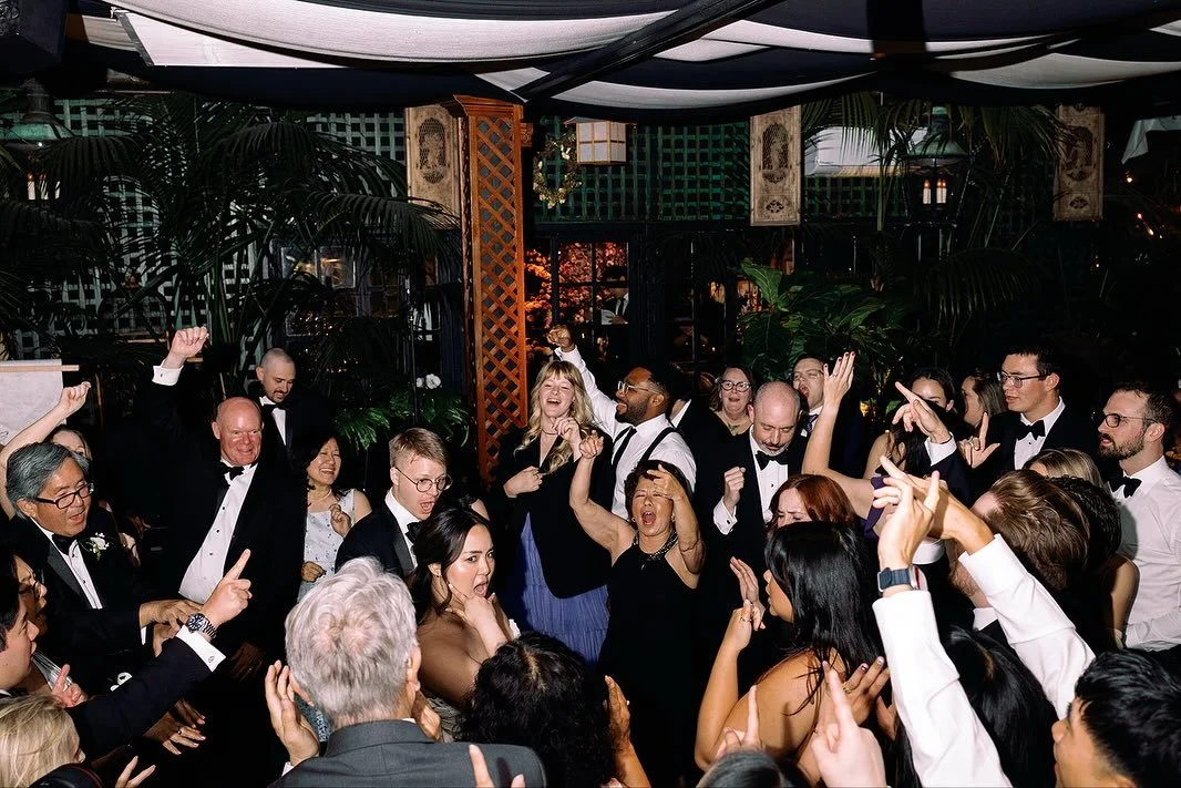 Guests smiling, shouting, dancing! Truly what it&rsquo;s all about. What an incredible night celebrating with @jenosaki &amp; Jack! Thank you to @abbyleighphoto for these amazing photos. What a season it&rsquo;s been so far!