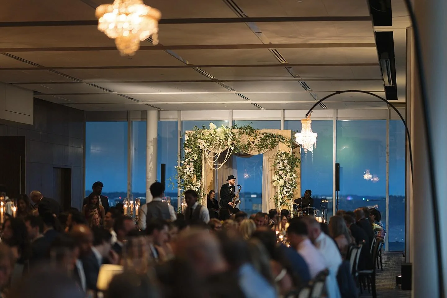 The jazz trio bringing an incredible atmosphere to a stunning wedding reception at The Spy Museum in DC. 
Thank you to @alivaldez.photography and @nikkidaskalakis for this beautiful capture. Also special thanks to @rcfusa for helping us deploy great 