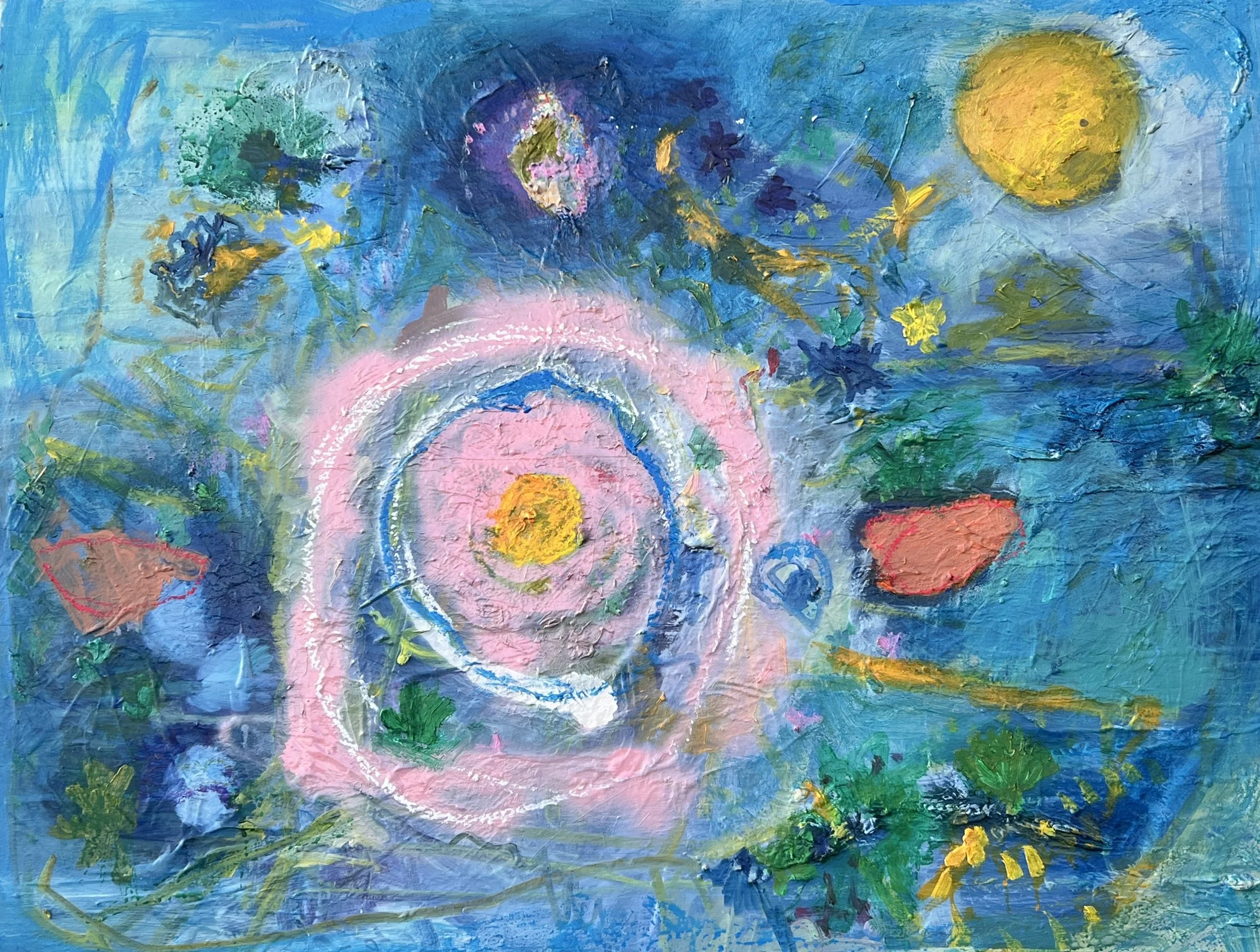 Auric Field of a flower       80 x 100 cm 