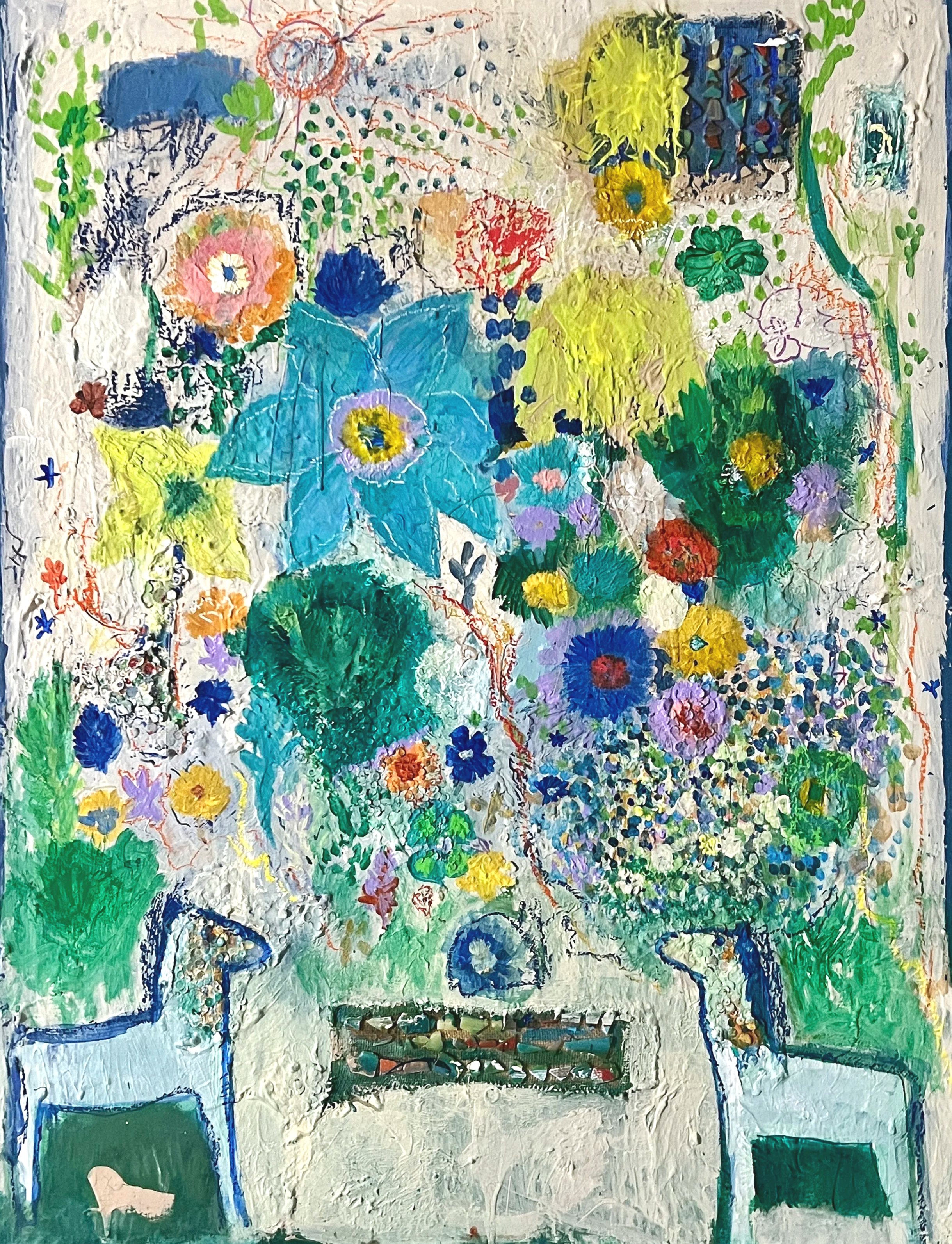 Oltre il vento dei Petali     100. x 120 cm 