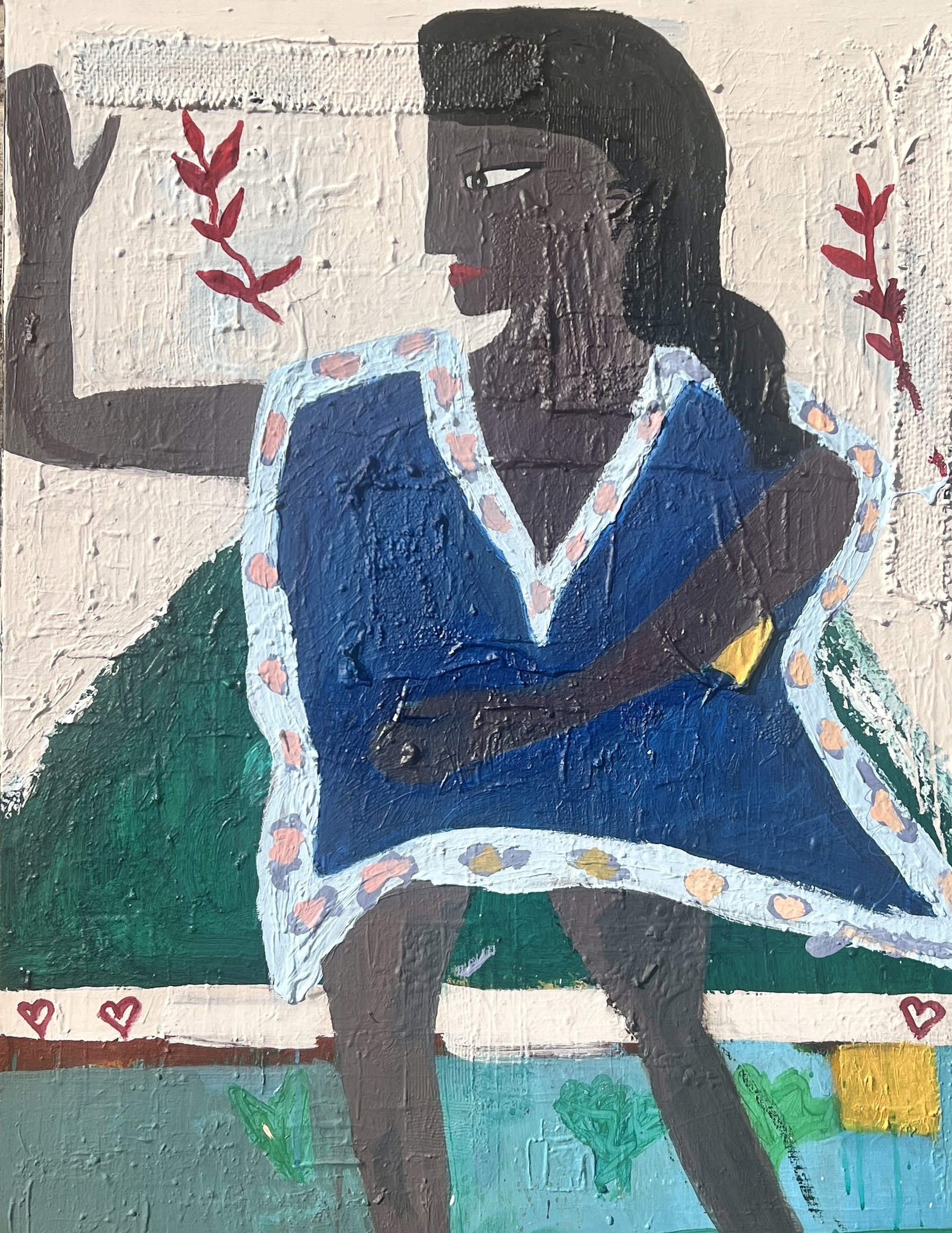 The serene warrior   100 x 80 