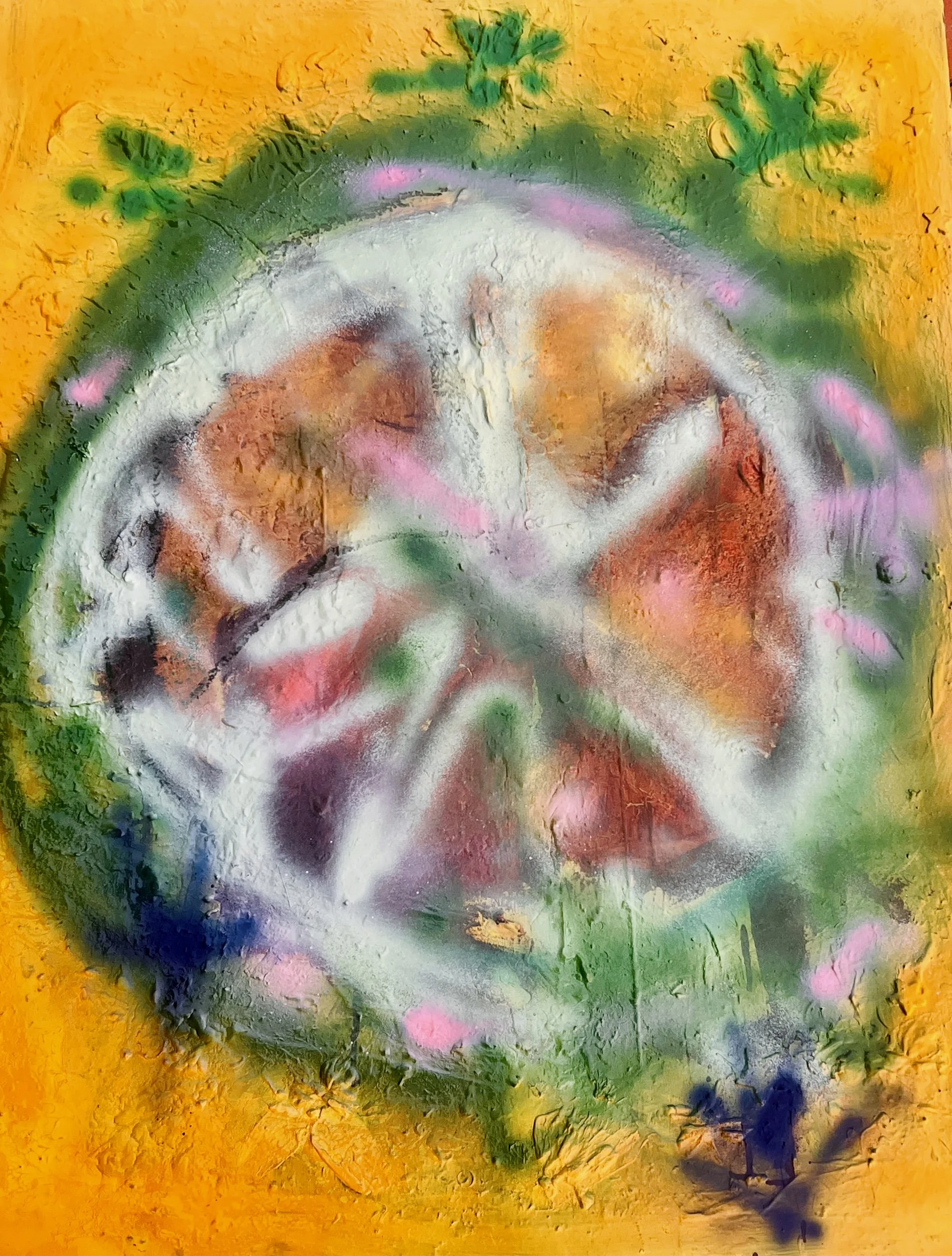 Orb of Blossom.                   60 x 80  cm 