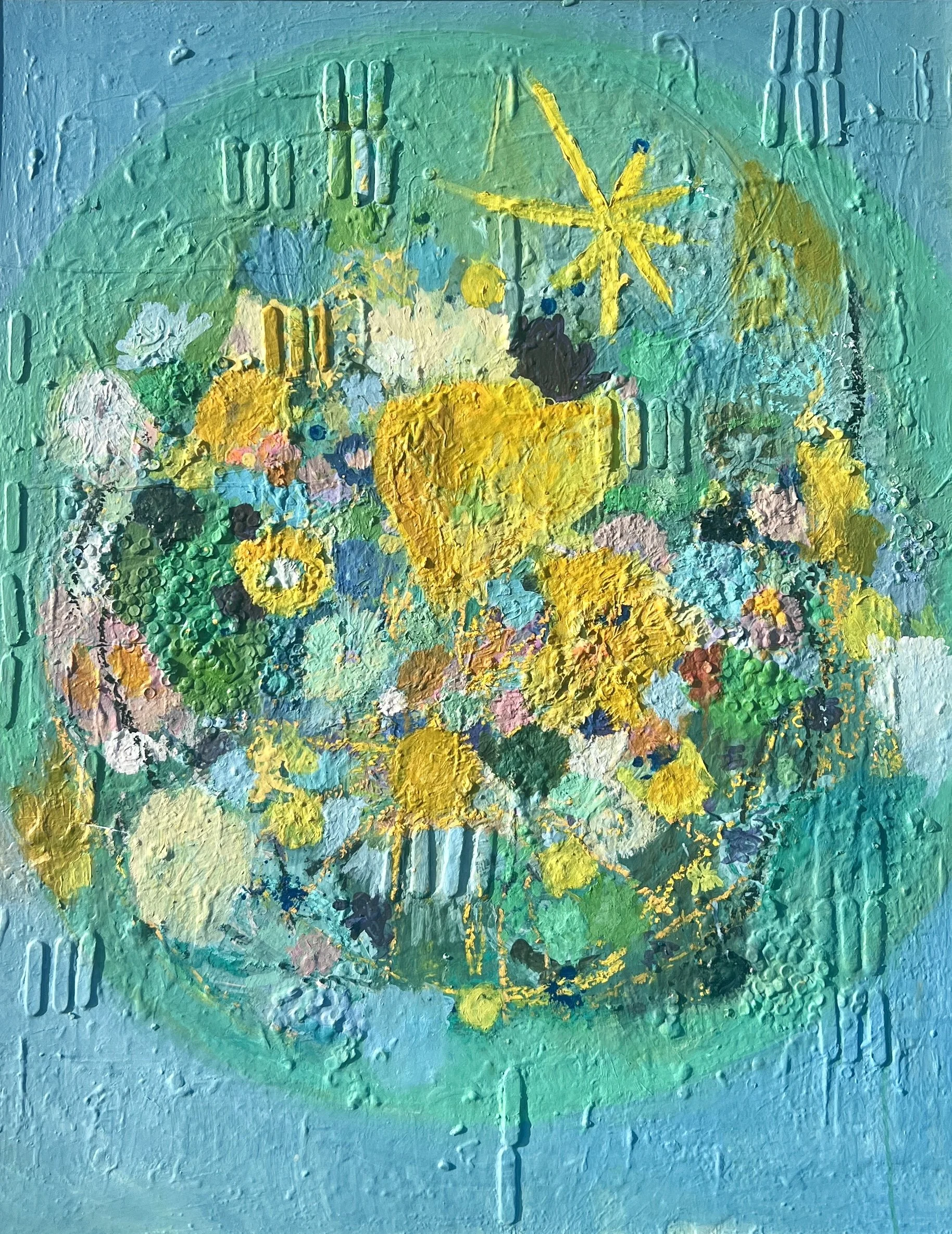 Heart Vortex.                          100 x 80 cm 