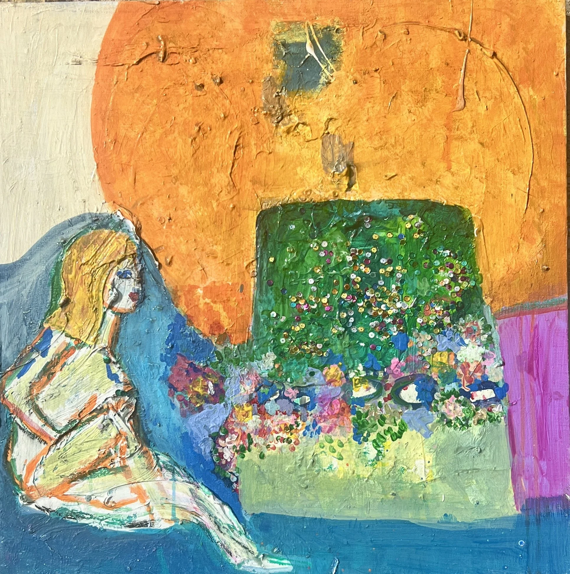 Sunset Presence.            40x40