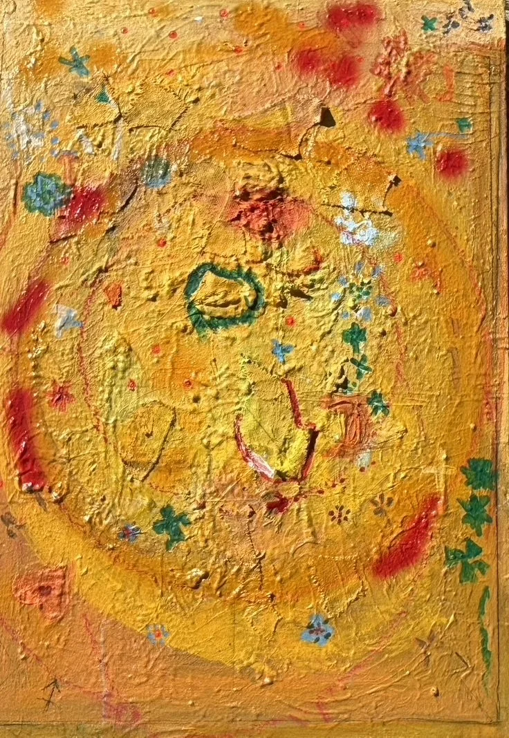 Solar Pollen.        100 x 80 cm 