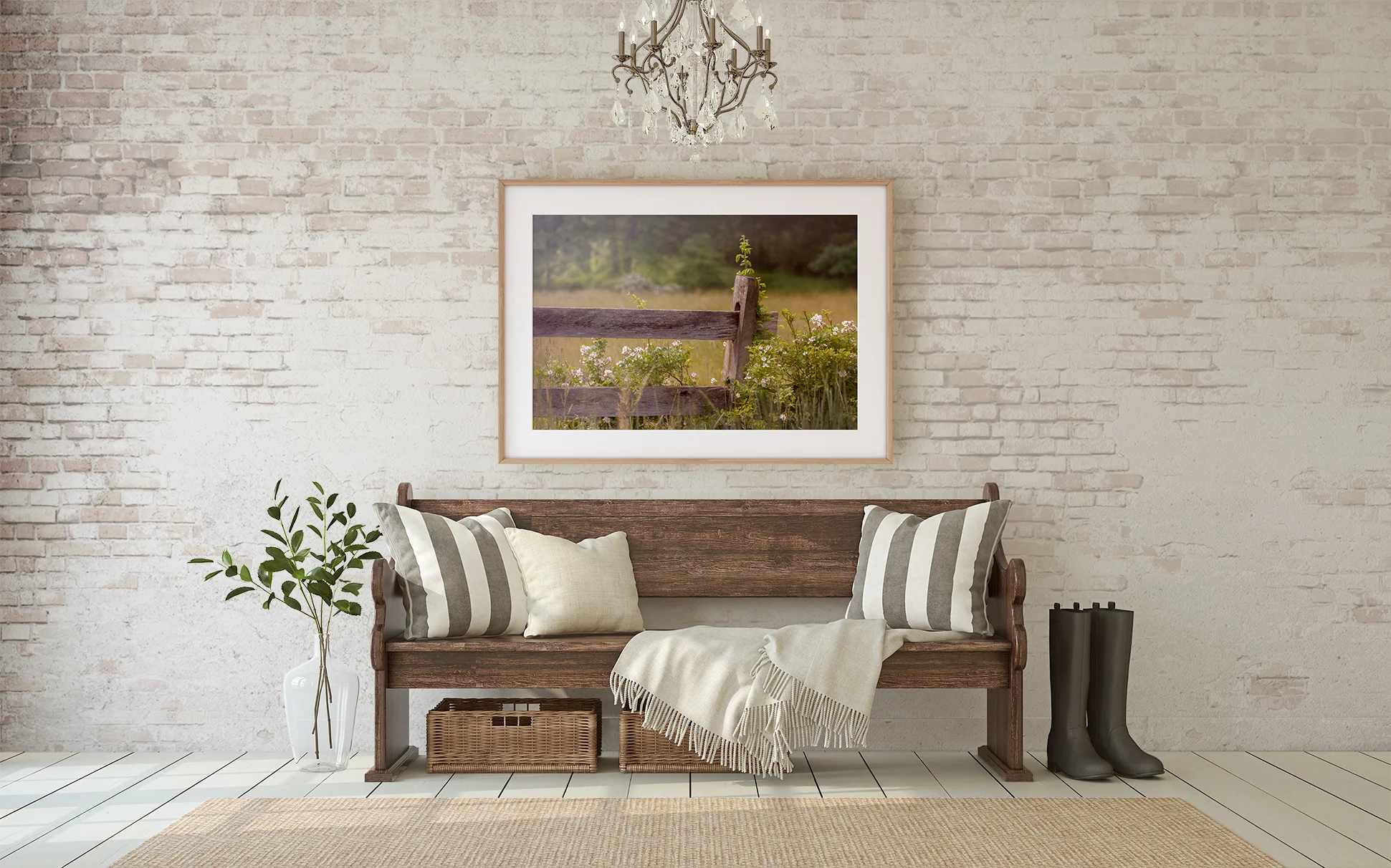 Rustic country farmhouse art