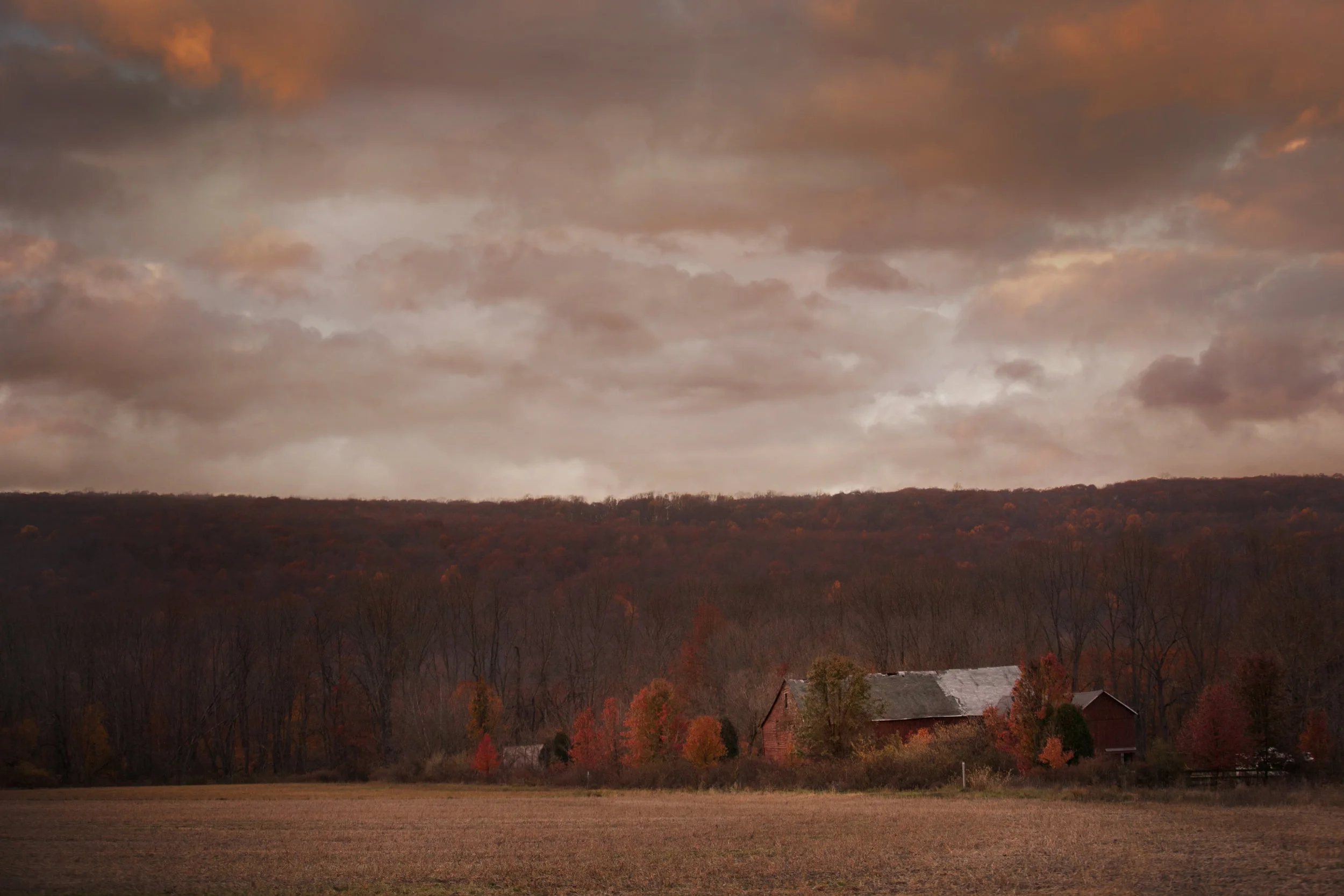 A Barn in Winter