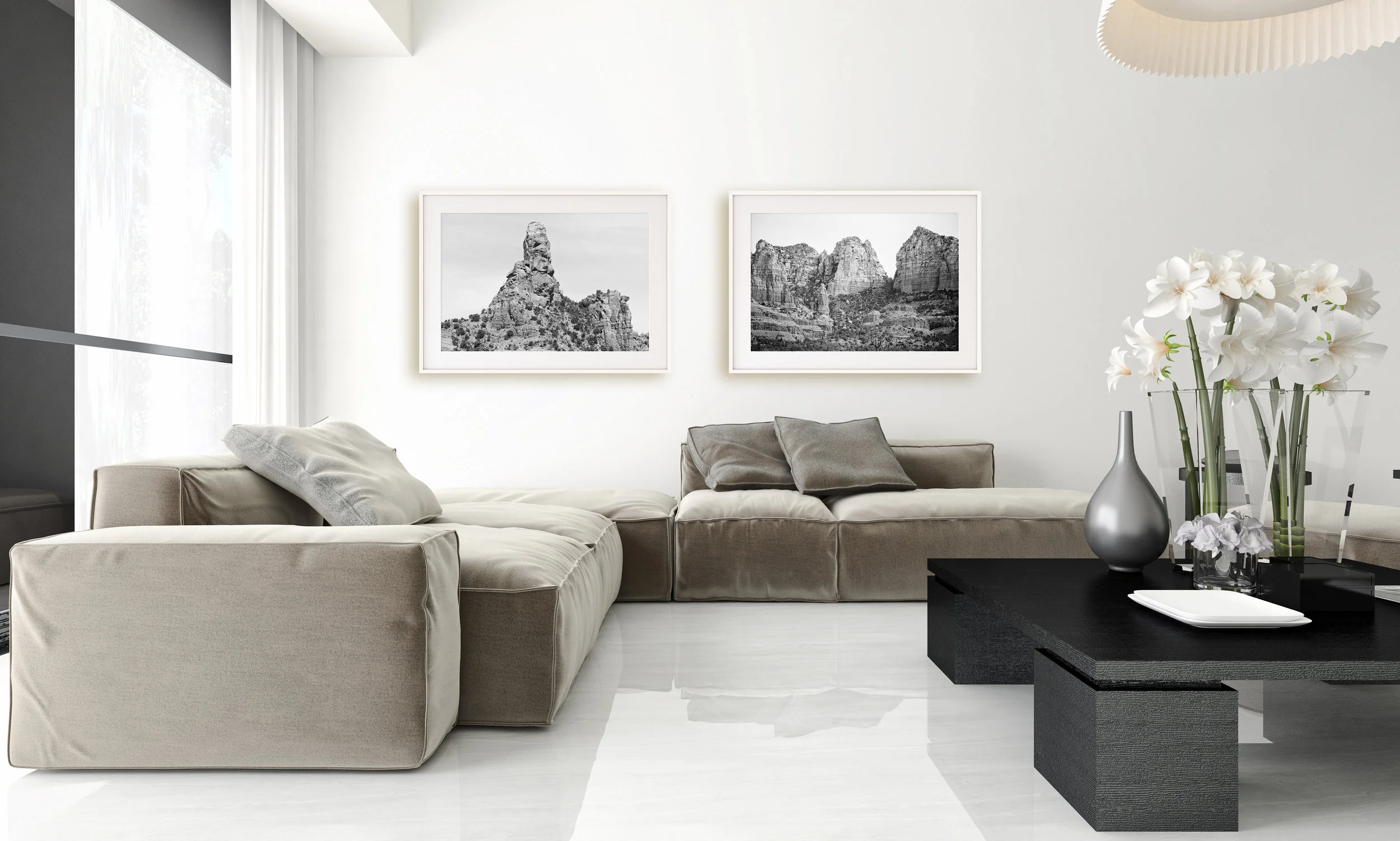 Set of prints, Sedona Wall Art, Desert Art