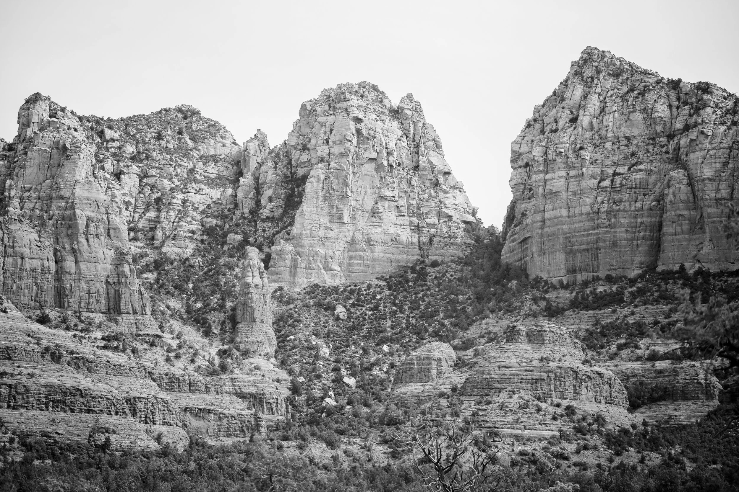 Black and white Sedona Wall Art