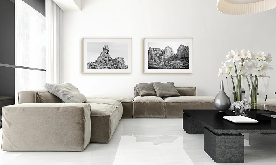 Where the Dust Settles- Set of 2 Prints, Desert Wall Art