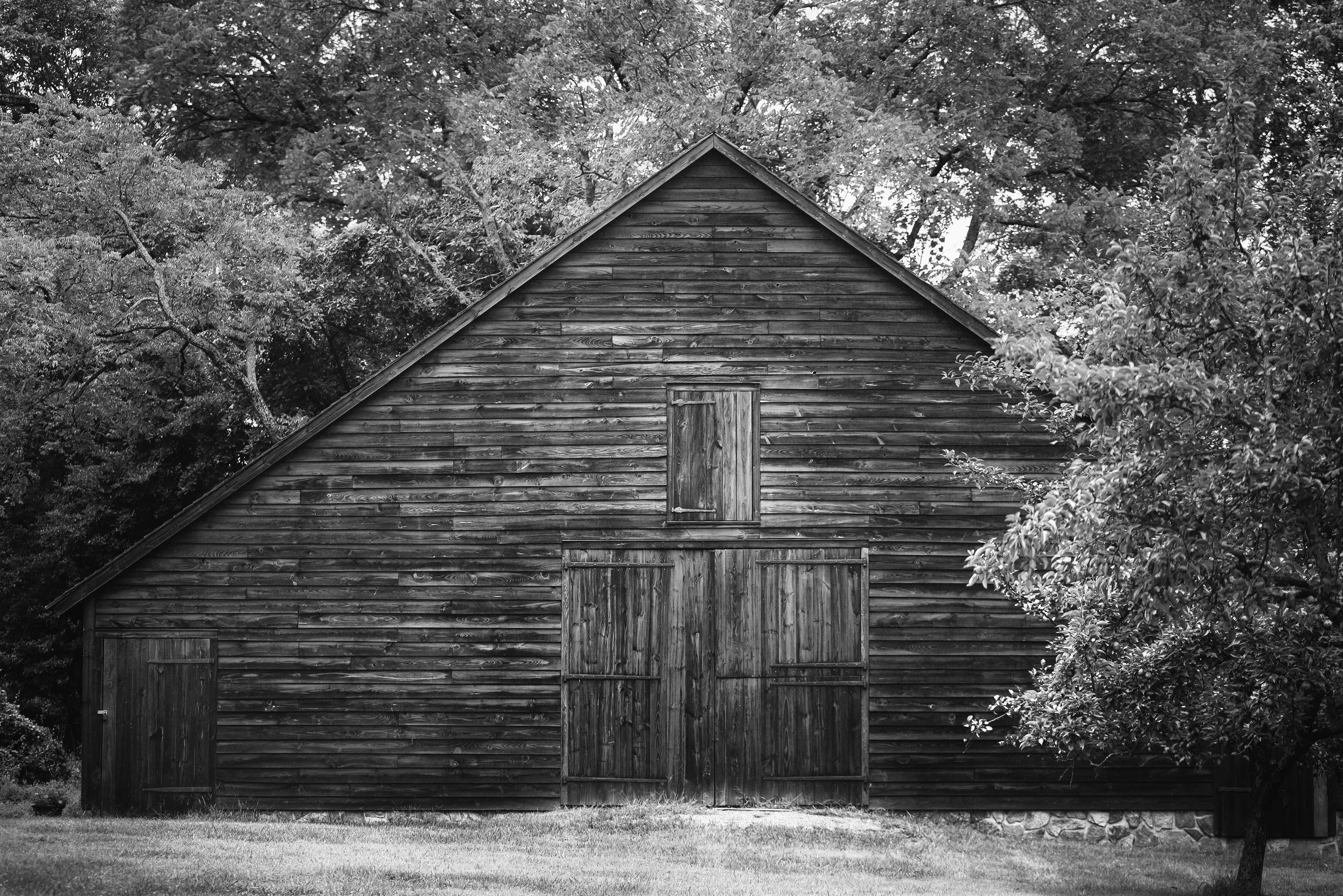 Rustic barn photo, black and white fine art rustic decor