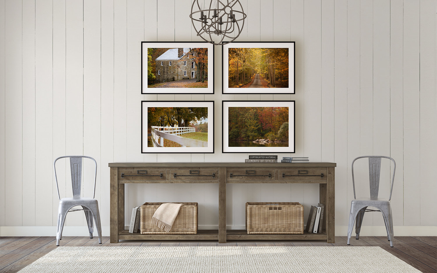 11x14 Photography Prints 4 5x7 Prints Only 8x10 or 16x20. 5x7 Rustic Red Farmhouse Home Decor Set of 4 Country Barn Landscape Picture Gallery Not Framed