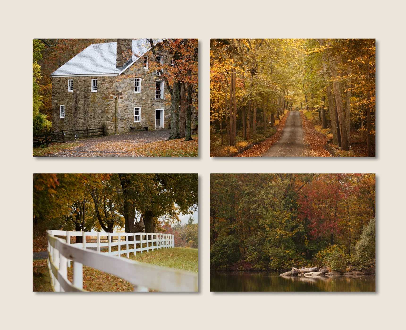 Autumn Rustic Decor Print Set