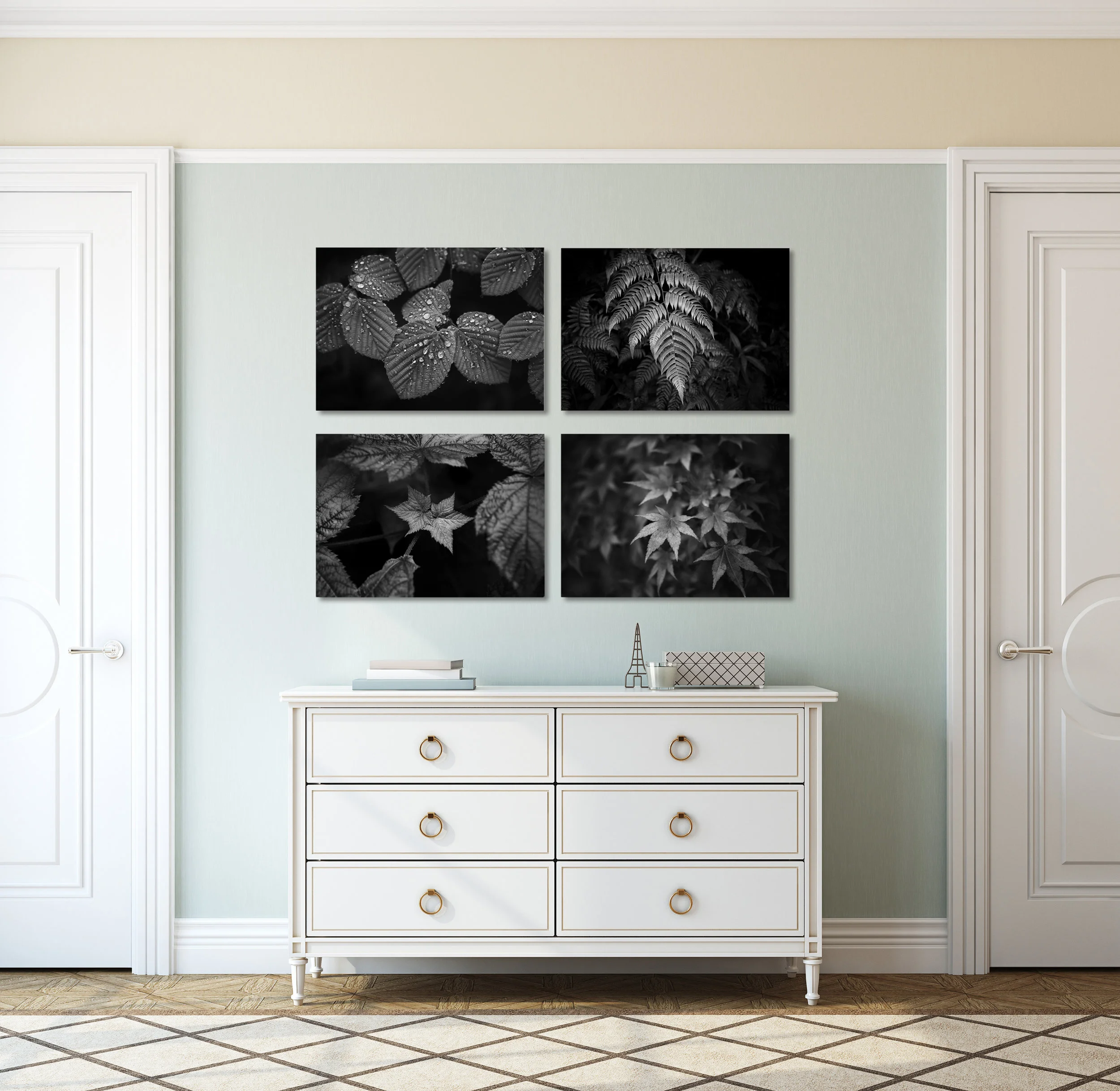 B&amp;W Nature Print Set