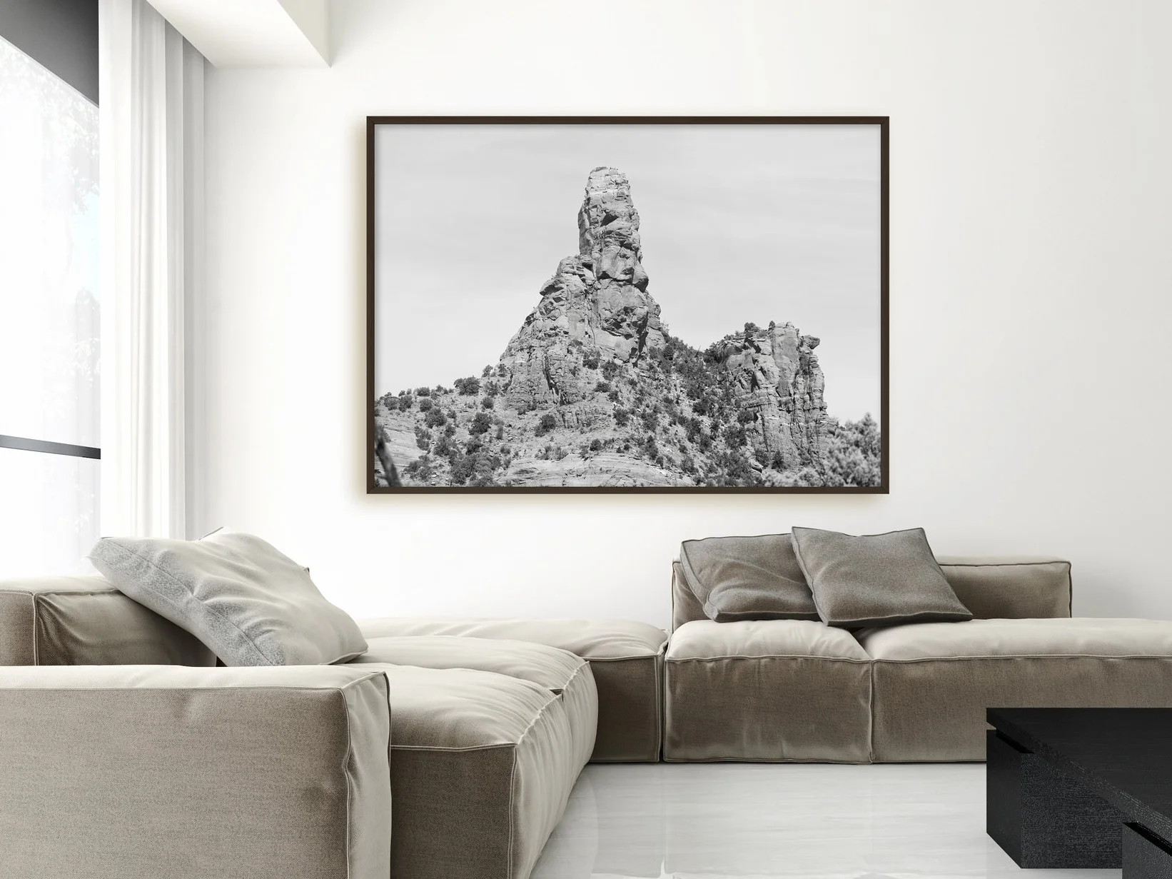 Modern apartment wall art