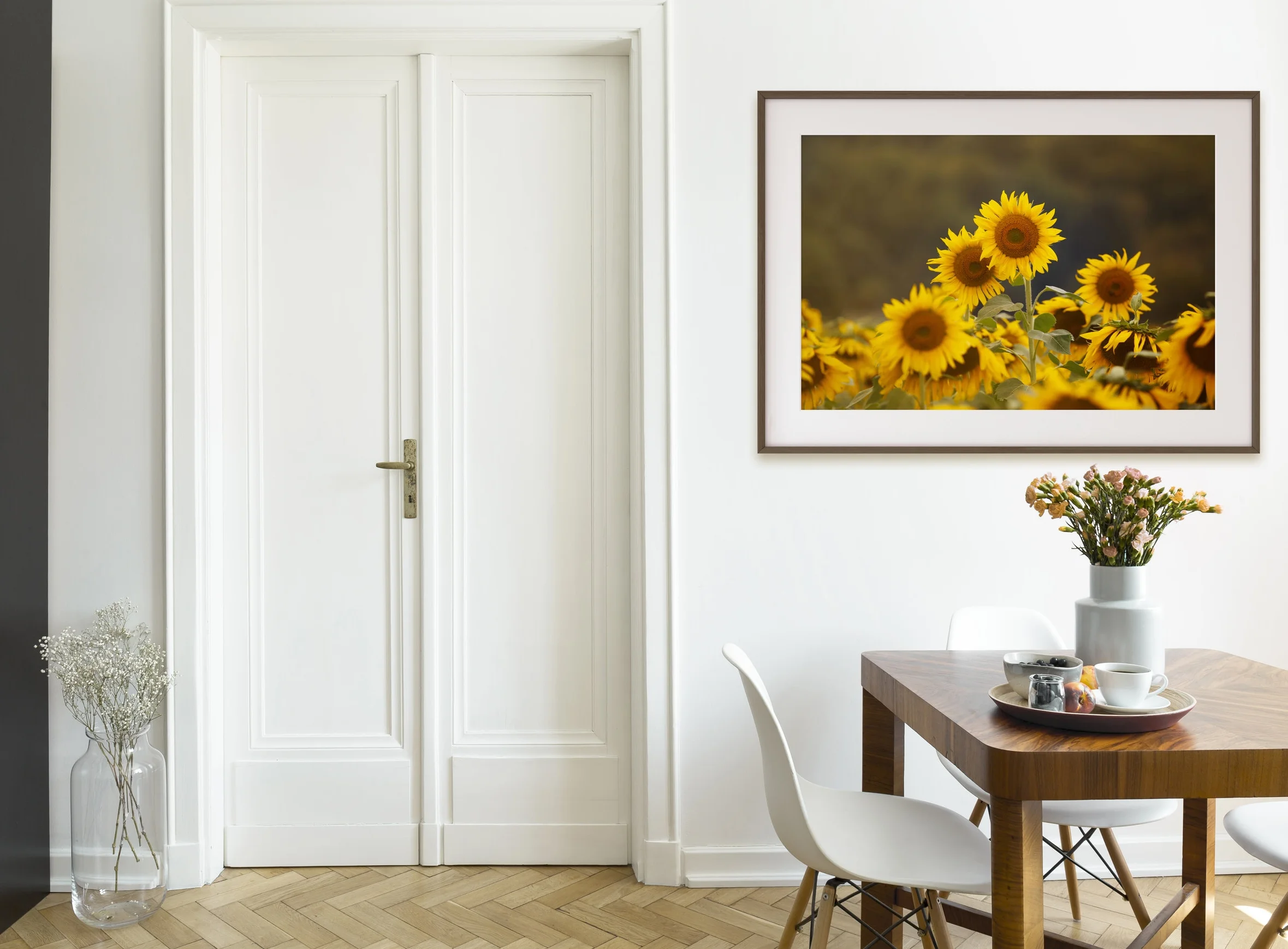 Sunflower wall art