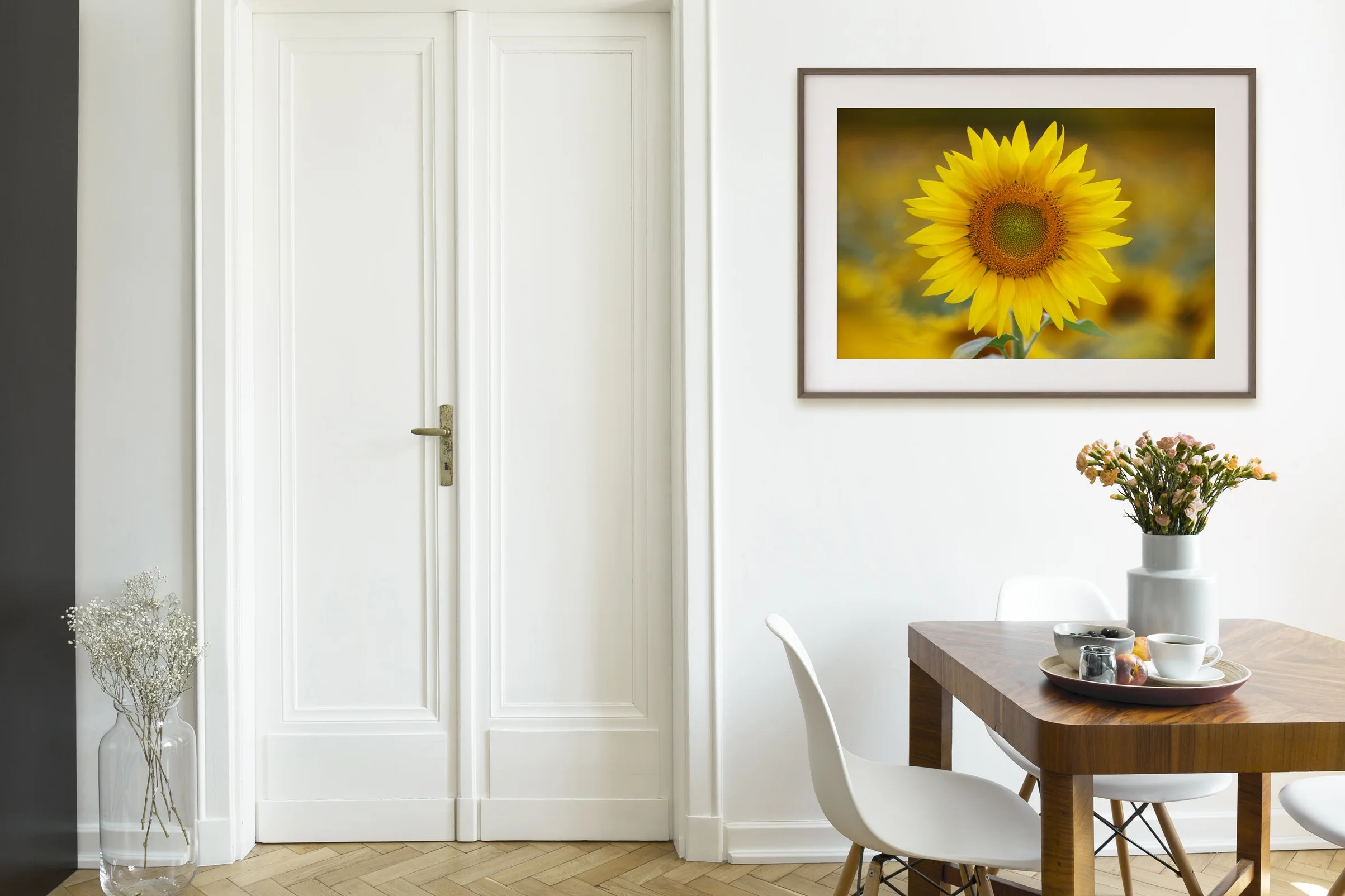 Rustic  yellow kitchen decor