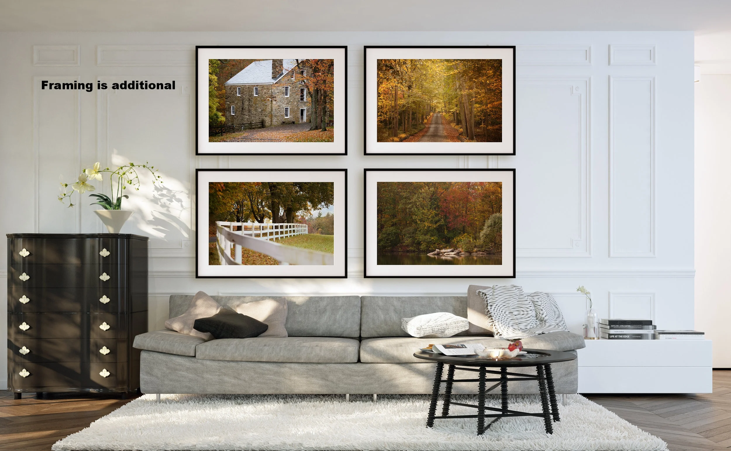 Fall Wall Art, Autumn home Decor Print Set