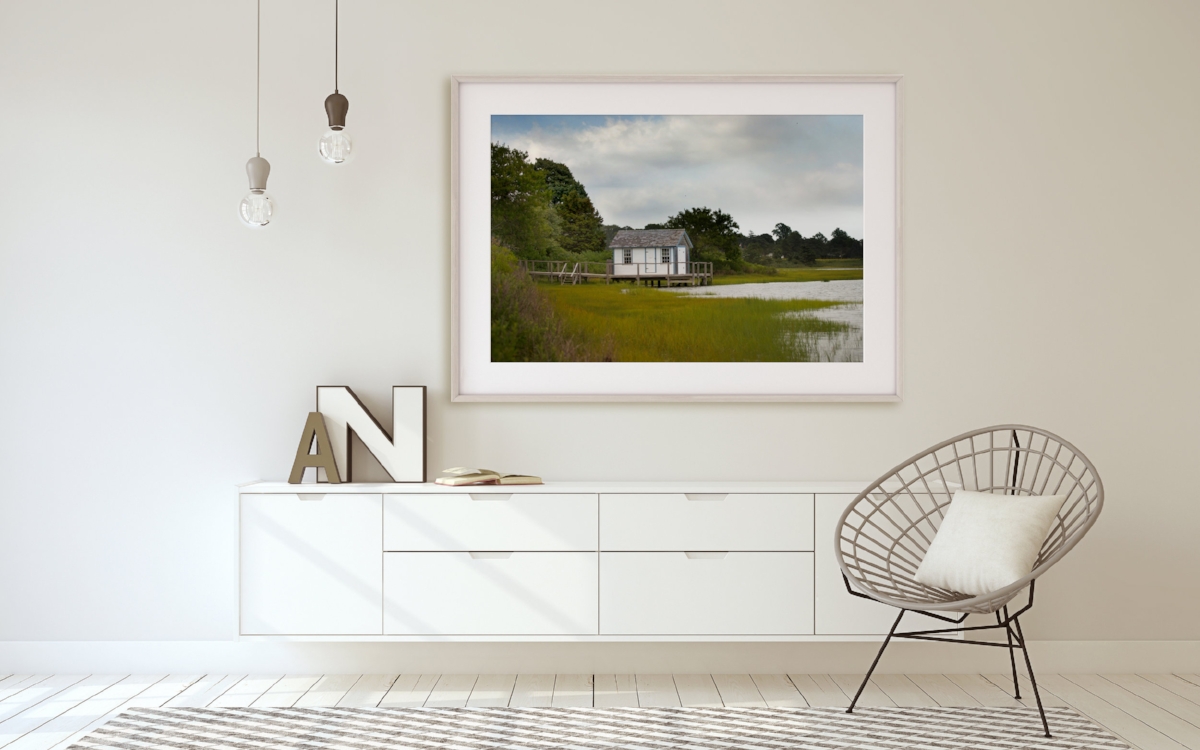 Copy of Beach print hanging in an entryway, art for your walls