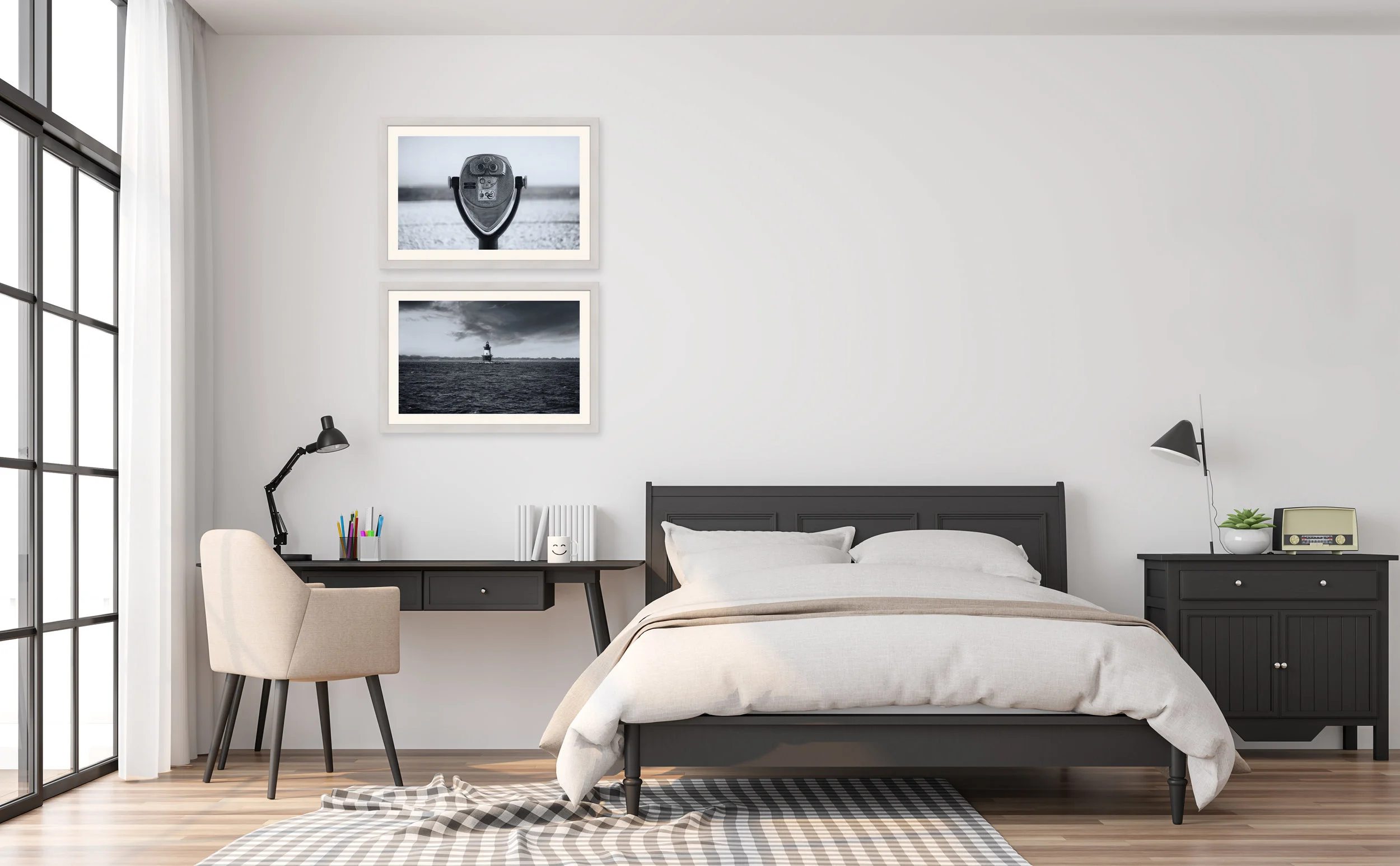 Teen boy's room art set