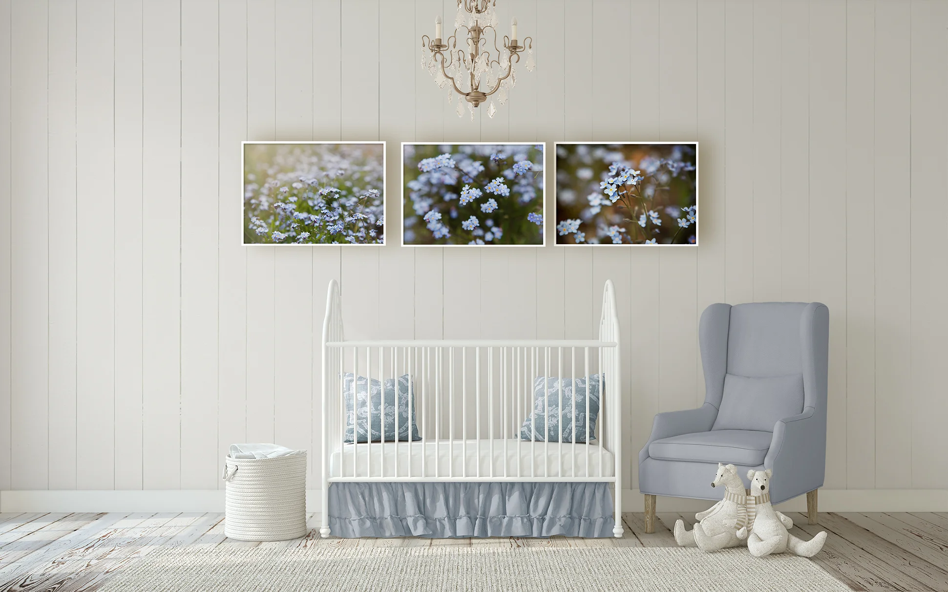 Blue Nursery Art