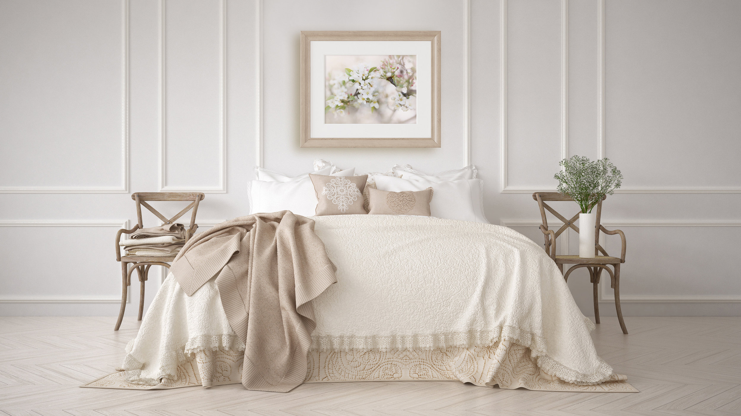 French country floral print