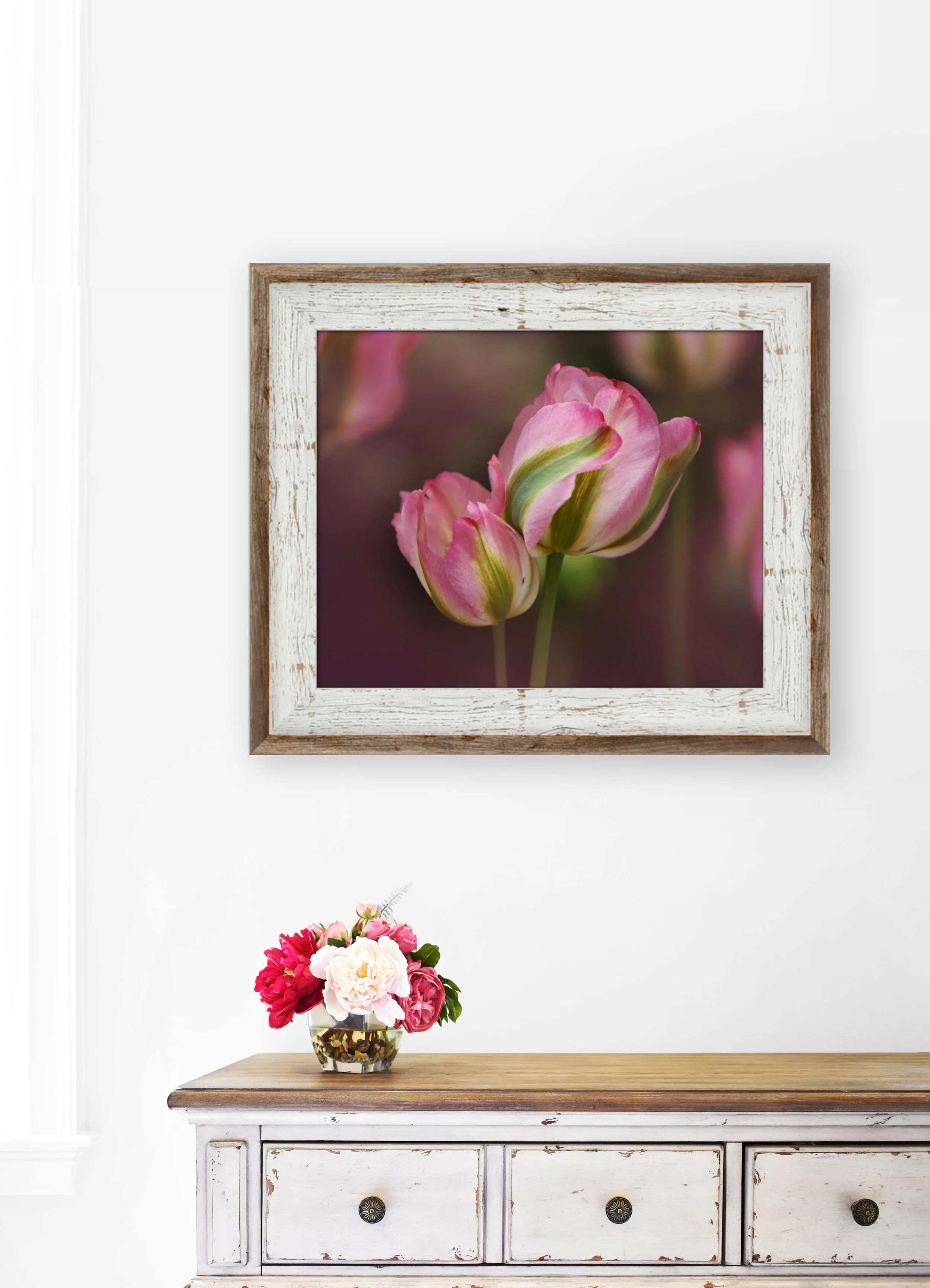 Cottage Floral Art | Rustic floral decor