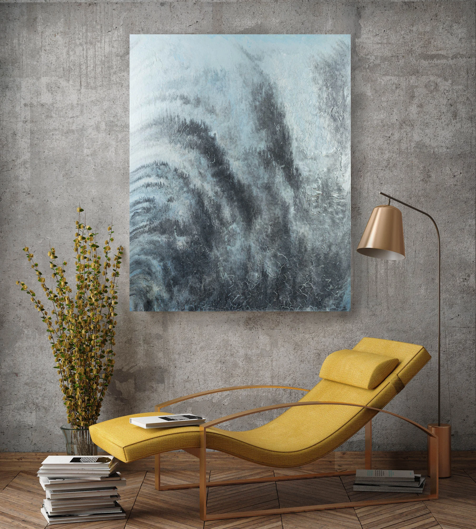 SPACIAL SHADOWS BLUE - 2015