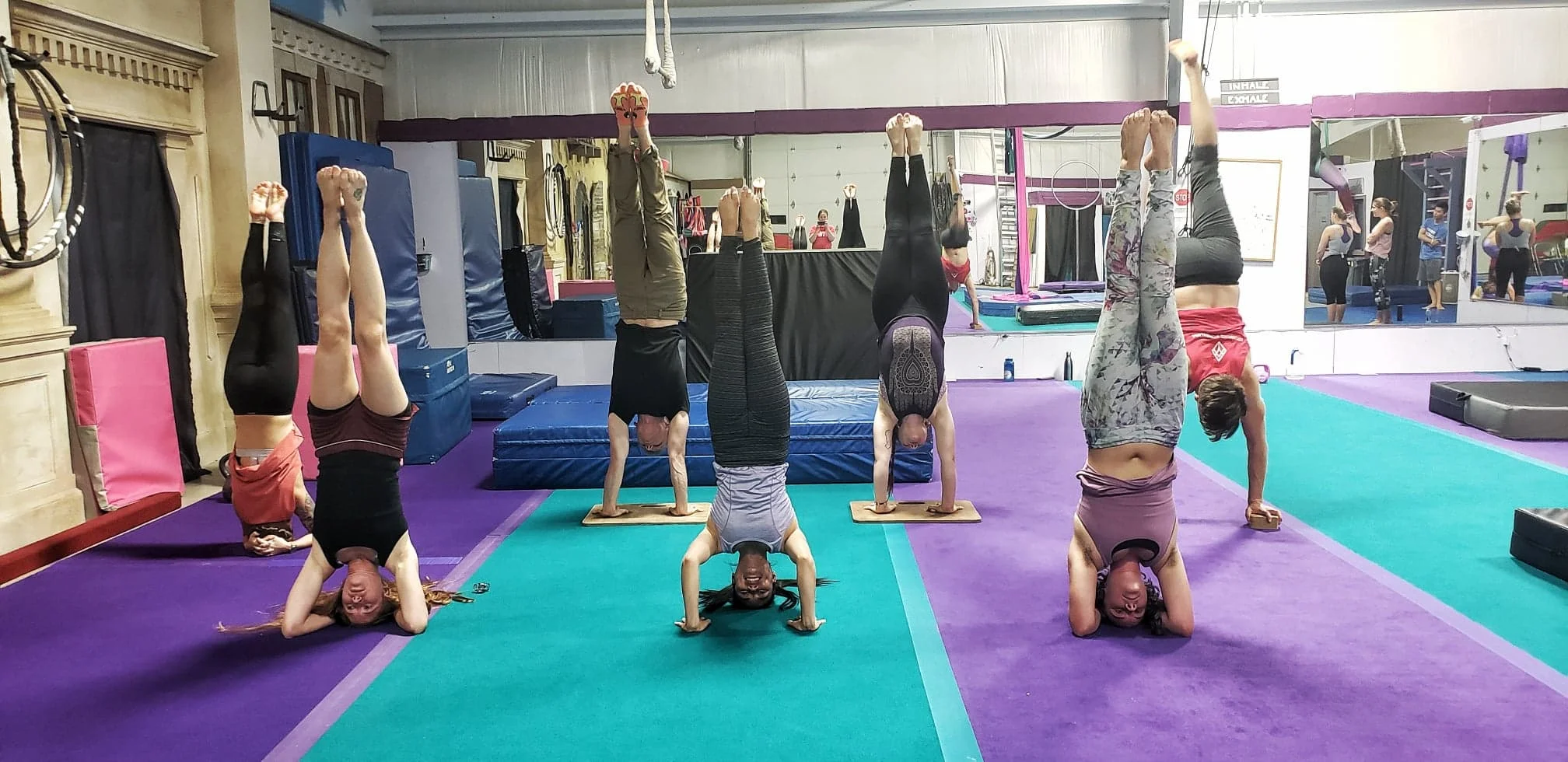 Handstands and Inversions Class with Arkansas AcroYoga at ACA